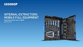 GEDORE internal extractor set in LBOXX fully equipped in SORTIMOcompatible case [upl. by Hennessy801]