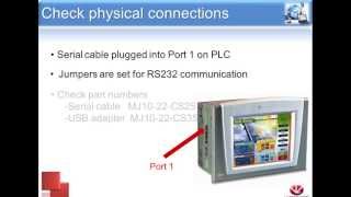 Connecting to a Unitronics Vision Programmable Controller amp Updating the OS [upl. by Hoffer]