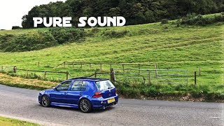 MK4 GOLF R32 DRIVE  UNBELIEVABLE SOUND [upl. by Nosreg]