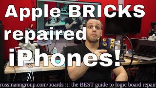 Apple iOS update bricks repaired iPhones after screen repair [upl. by Irroc]