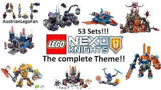 Lego Nexo Knights  Compilation of all Sets  The complete Theme [upl. by Haldi]