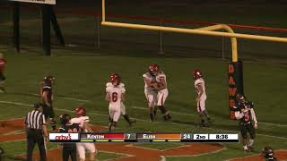 Kenton vs Elida Football [upl. by Nodnab]