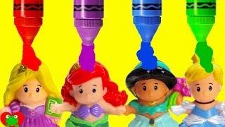 Best Learn Colors For Preschool Disney Princess Grow With Magical Color Potion [upl. by Stav]