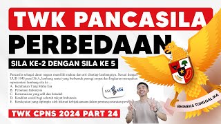 SOAL CPNS 2024 TWK PERBEDAAN SILA KE2 DAN KE5 [upl. by Donald]