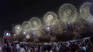 RÉVEILLON 2018  QUEIMA DE FOGOS EM COPACABANA [upl. by Lacim950]