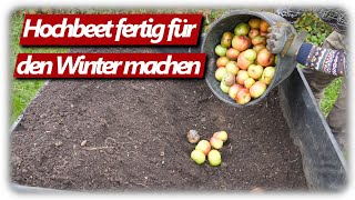 JETZT noch Knoblauch erfolgreich anbauen und Hochbeet winterfest machen Herbst 2024 [upl. by Rourke45]