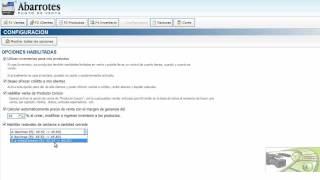 Abarrotes Punto de Venta Configuracion Ganancia y Redondeo [upl. by Eilrebmik]