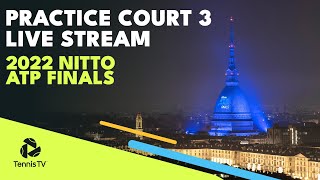 2022 Nitto ATP Finals Live Stream  Practice Court 3  Turin [upl. by Bissell]