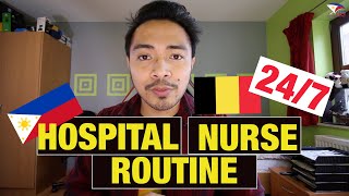 FILIPINO NURSE HOSPITAL ROUTINE IN BELGIUM GERIATRIC NURSE 247 [upl. by Marilyn313]