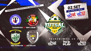 AO VIVO  SEGUNDA DIVISÃO BREVENSE DE FUTSAL 2024 [upl. by Olim]