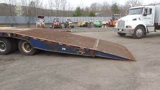 2013 TrailEze TE80XT Tandem Axle Hydraulic Tail Drop Deck Trailer  TRO 0425221 [upl. by Arbuckle410]