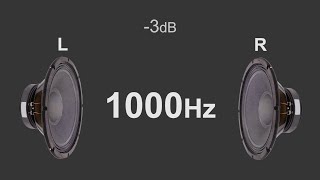 Stereo test tone Left and Right by frequency from 50Hz to 16000Hz [upl. by Enoed562]