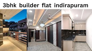 3bhk builder flat for sale indirapuram Ghaziabad  corner plot  near vaishali metro [upl. by Putnam281]