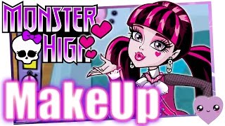 MakeUp für Draculaura ♥ Monster High  Monsterkrasse Highschool Klasse »06« ♥ Lets PlayDeutsch [upl. by Ihn207]