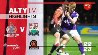 ALTRINCHAM Vs BARNET  Official Extended Match Highlights  08112022 [upl. by Llerol242]