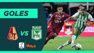 Tolima vs Nacional 21  Liga BetPlay 20221  Final Vuelta [upl. by Merridie]