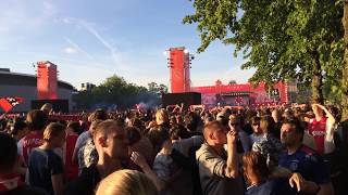 Ajax fans  Bloed zweet en tranen  Museumplein 24052017 [upl. by Jacobah]