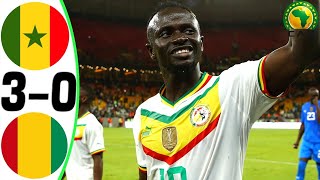 Senegal vs Guinea 30  All Goals and Highlights  2024 🔥 MANE [upl. by Mariano]