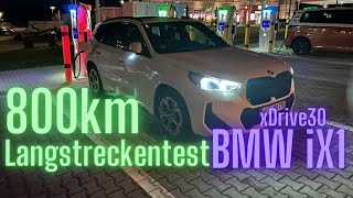 BMW iX1 Langstreckentest über 800km  Reicht die Leistung [upl. by Jd]