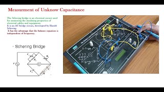 Schering Bridge  DrRaheem Ahmed  Engineering Physics  Capacitance bridge method [upl. by Yacov704]