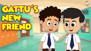 Gattus New Friend  New FriendShip  Animated Stories  English Cartoon  Moral Stories  PunToon [upl. by Carrnan]