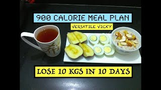 Egg Diet For Weight Loss  900 Calorie Diet To Lose 10Kg In 10 Days  Egg Diet By Versatile Vicky [upl. by Kellene503]