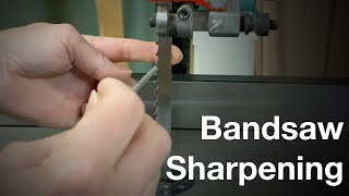 How to Sharpen Bandsaw Blades [upl. by Nnednarb]