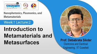 Lec 2 Introduction to Metamaterials and Metasurfaces [upl. by Hacissej849]