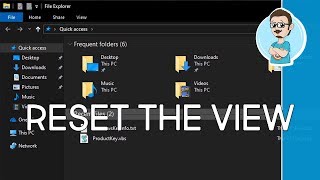 How To Reset File Explorer View in Windows 10 [upl. by Macintyre337]