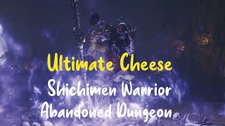 Shichimen Warrior harder version no damage cheese Abandoned Dungeon Sekiro [upl. by Nappy]