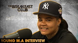 Young MA Interview With The Breakfast Club 81916 [upl. by Aisila]