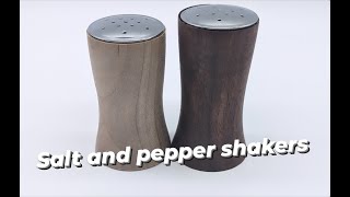 Beginner Woodturning Project  Salt amp Pepper Shakers [upl. by Maxy358]