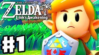 The Legend of Zelda Links Awakening  Gameplay Part 1  Intro and Tail Cave Nintendo Switch [upl. by Neelloc145]