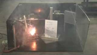 HFO1234yf flammability test  600 Celsius [upl. by Alyakem132]