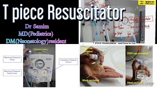 T piece ResuscitatorPartscircuit amp How to set pressures [upl. by Anyek]