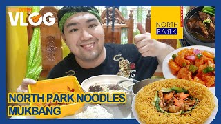 North Park Noodles Mukbang Nanking Beef Toast Noodles and Sweet amp Sour Pork  TakeOffPH Vlog 027 [upl. by Ylrahc]