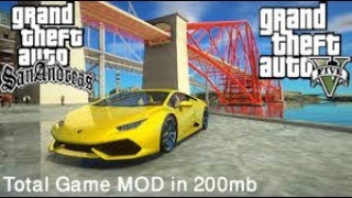 GTA V MOD for GTA SA  PC  200mb [upl. by Aicilyhp302]