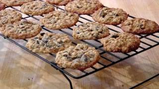 How to Make Homemade Oatmeal Raisin Cookies  Recipe by Laura Vitale Laura In The Kitchen Episode 69 [upl. by Jenda730]