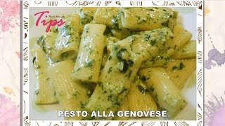 Pasta al pesto riquisima  Receta Italiana  paso a paso [upl. by Yecam]