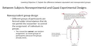 Nonexperimental and Quasi Experimental Strategies [upl. by Noorah]