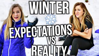 Winter Expectations VS Reality [upl. by Hanoj]