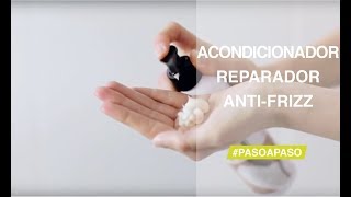 ¿Cómo lo aplico – Acondicionador Reparador AntiFrizz Detox [upl. by Cochrane]