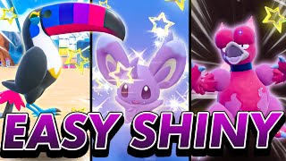 7 EASY SHINY POKEMON in The Indigo Disk Pokemon Scarlet and Violet DLC Pt 2 [upl. by Recha]