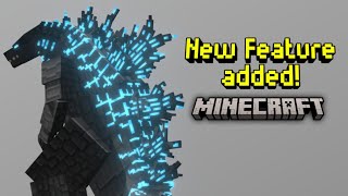 godzilla addon New Updates and Morphing Feature  Minecraft [upl. by Nylimaj]