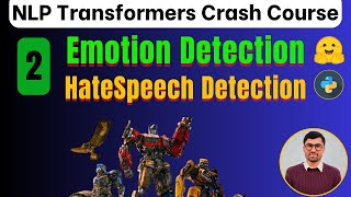 Emotion Detection and Hatespeech Detection with Python NLP LLM project  Nlp python [upl. by Ollopa528]