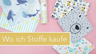 Wo ich meine Stoffe kaufe 20 Online Shops [upl. by Laersi233]