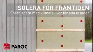 Isolera för framtiden med klimatskivor från Paroc [upl. by Godber402]