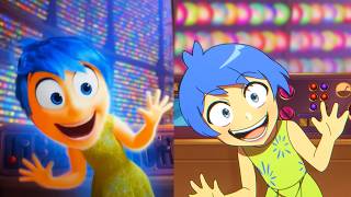 Inside Out 2 Original vs Anime Inside Out Animation [upl. by Yentihw]