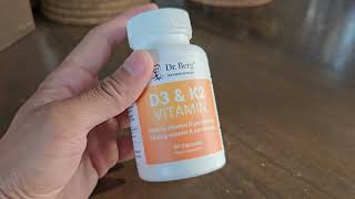 HONEST review of the Dr Berg Vitamin D3 amp K2 Supplements [upl. by Droffats911]