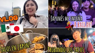 Japonés enseña a mexicana a bailar Así es la COMUNIDAD LATINA en JAPON VLOG [upl. by Durr686]